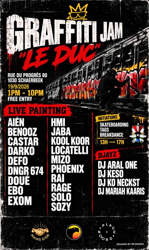 Tentoonstellingen Graffiti Tribute « Duc aka “CHOC”