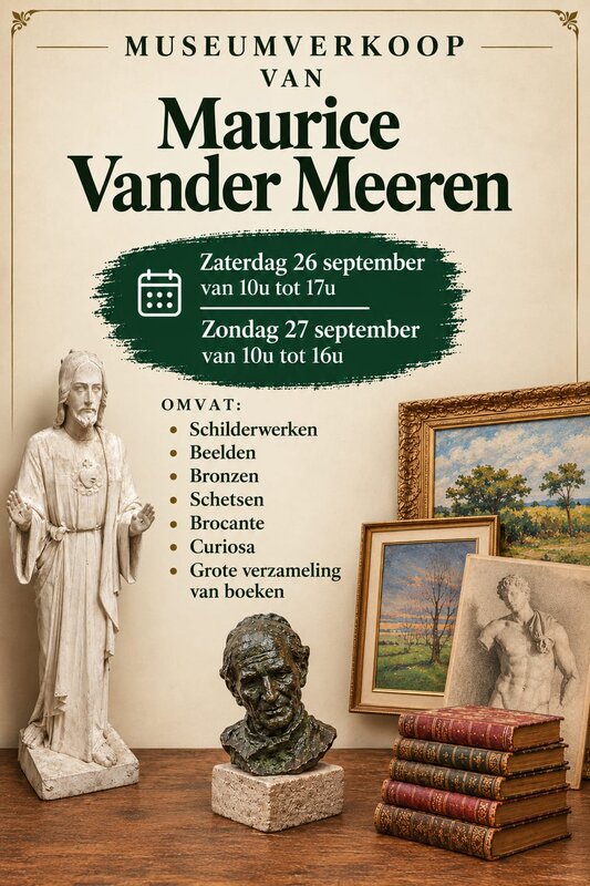 Ontspanning Museum/inboedelverkoop Maurice Vander Meeren