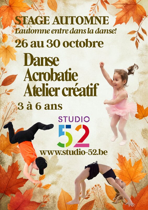 Workshops Stage dans, acrobatiek creativiteit