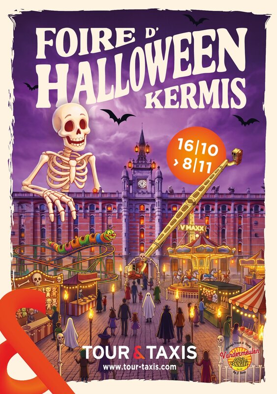 Ontspanning Halloweenkermis keert terug naar Tour & Taxis ????