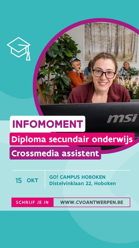 Workshops Infomoment Crossmedia assistent & Crossmedia assistent interactieve producties