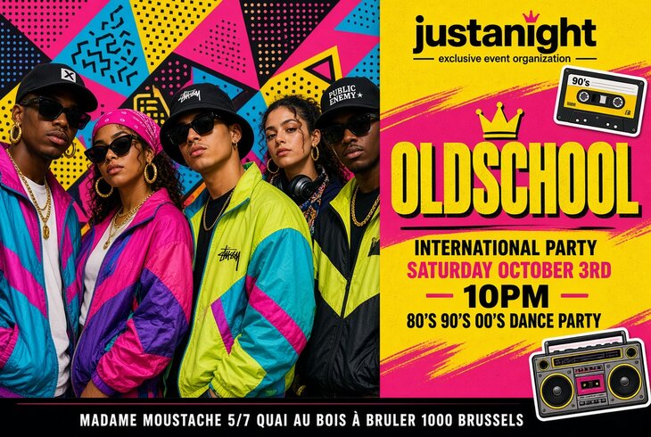 Nachtleven International Oldschool Party - Madame Moustache