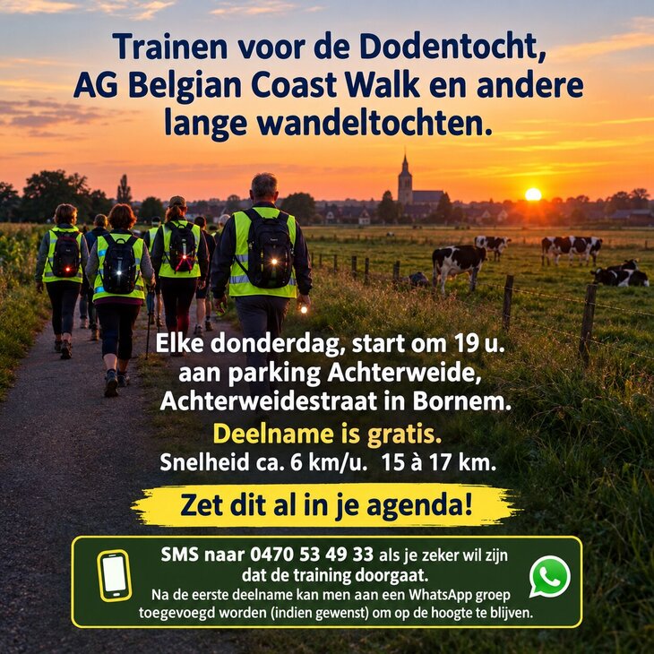 Ontspanning Voorbereiding 2027 Dodentocht andere grote wandeltochten