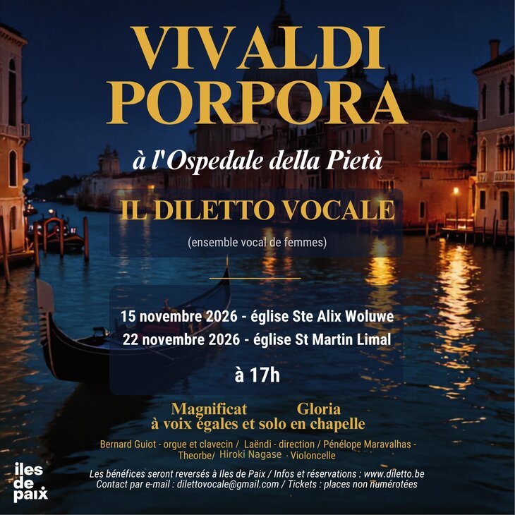 Concerten Il Diletto Vocale het Ospedale della Pietà  Venetië Vivaldi - Porpora