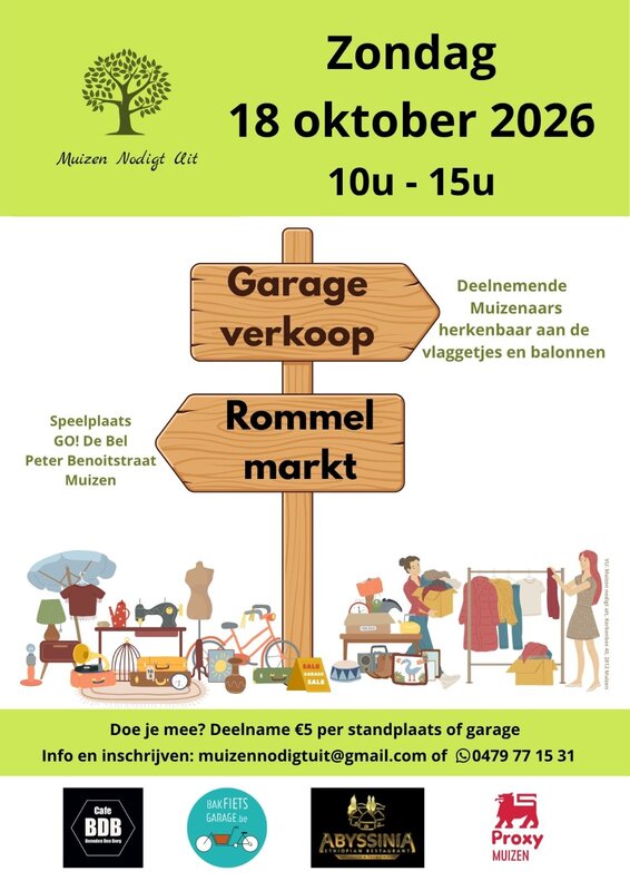  Garageverkoop rommelmarkt