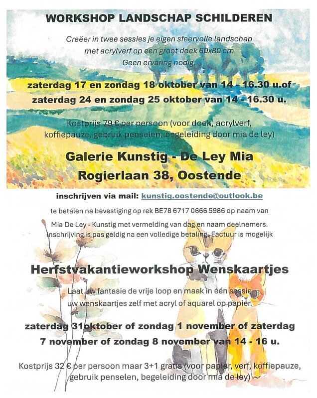Workshops Workshop Wenskaartjes herfstvakantie