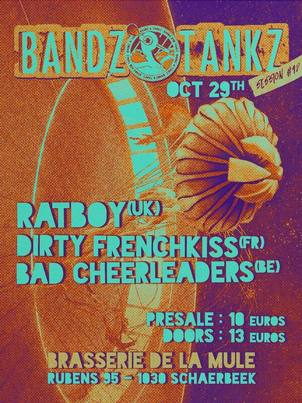 Concerten Ratboy, Dirty Frenchkiss, Cheerleaders