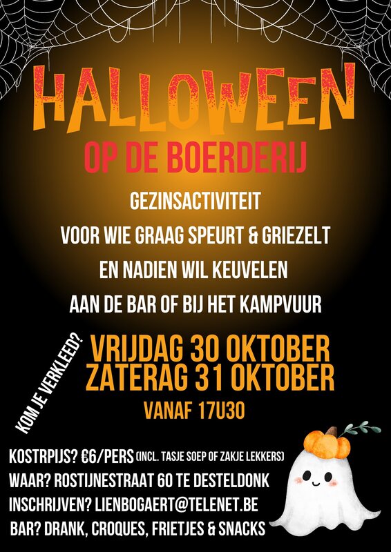 Ontspanning Halloween de boerderij