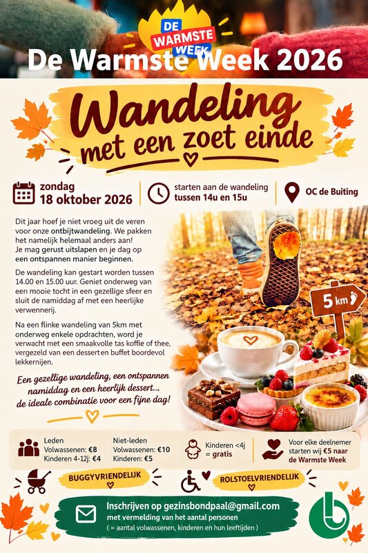 Ontspanning Wandeling een zoet einde de warmste week