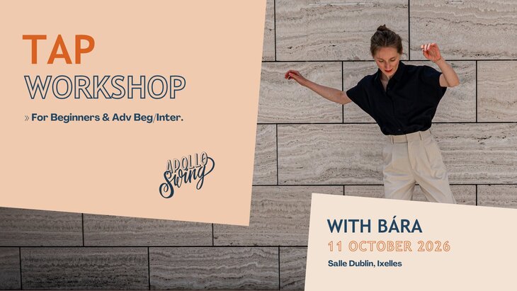 Workshops Tap Dance workshop Bára - Apollo Swing