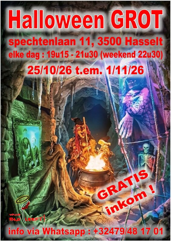Tentoonstellingen Halloween grot