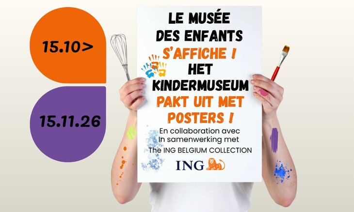Ontspanning Het Kindermuseum pakt met posters, The Belgium Collection