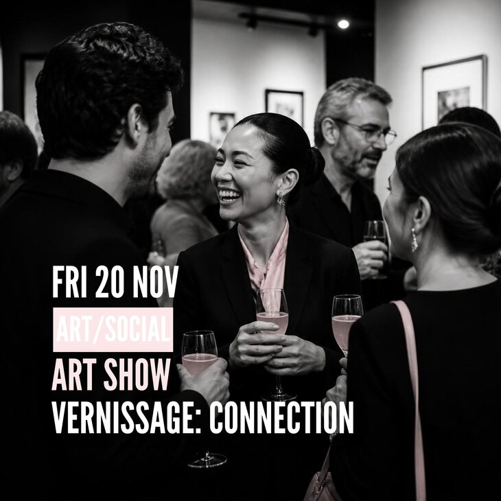 Tentoonstellingen Vernissage: Connection - with emerging established artists