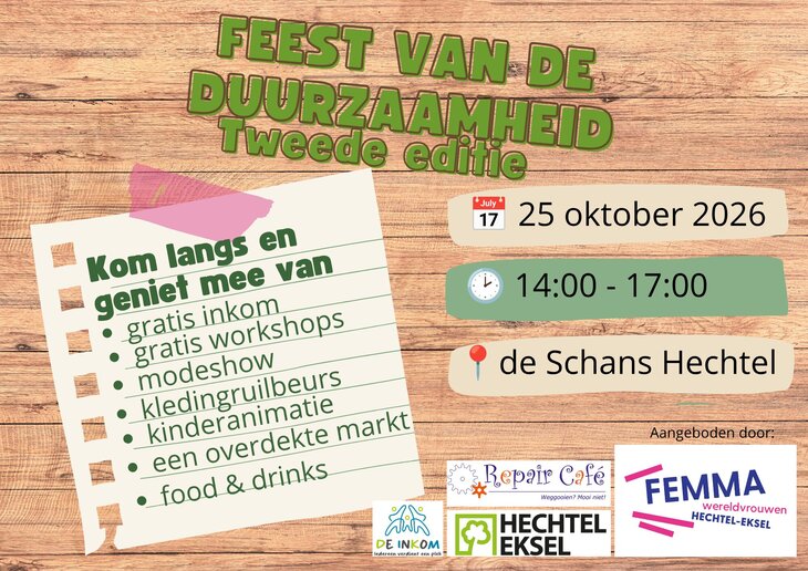 Ontspanning Feest de Duurzaamheid