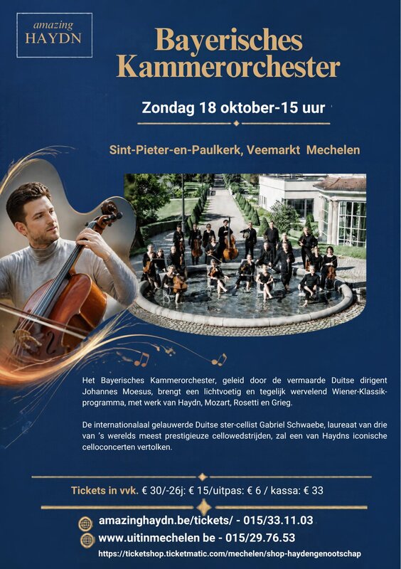 Concerten Amazing Haydn - Bayerisches Kammerorchester