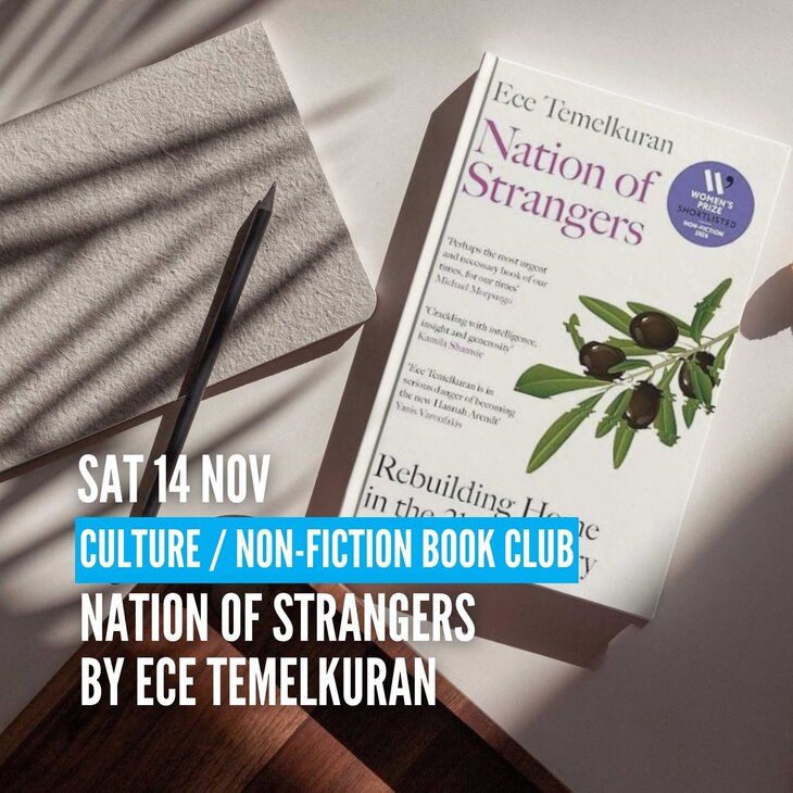 Voordrachten Book Club: Nation Strangers, Ece Temelkuran