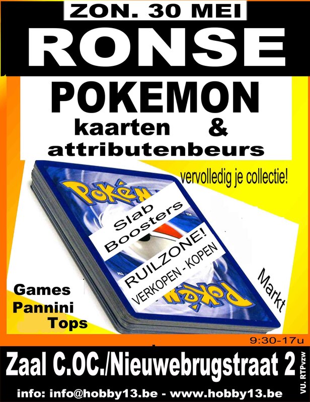 Ontspanning Pokémon Kaarten Beurs
