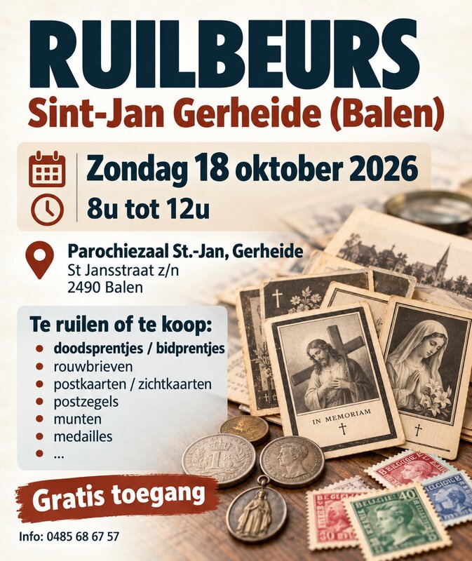 Ontspanning Ruilbeurs Sint-Jan Gerheide