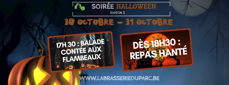 Nachtleven Hefstmenu & halloweenavond brasserie parc