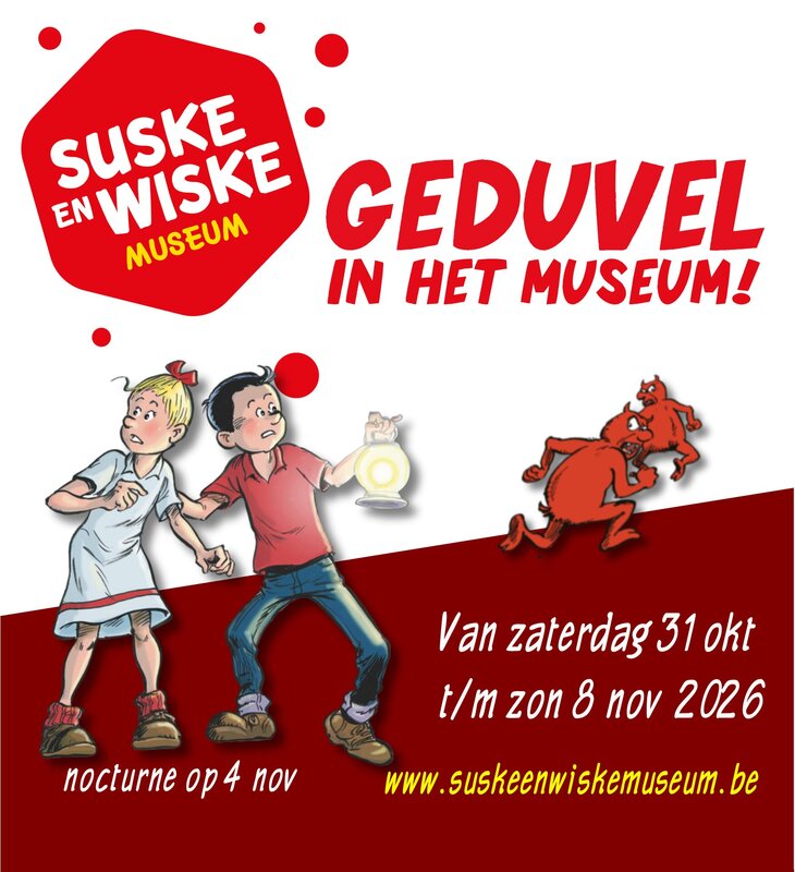 Ontspanning Geduvel het Suske Wiske Museum 