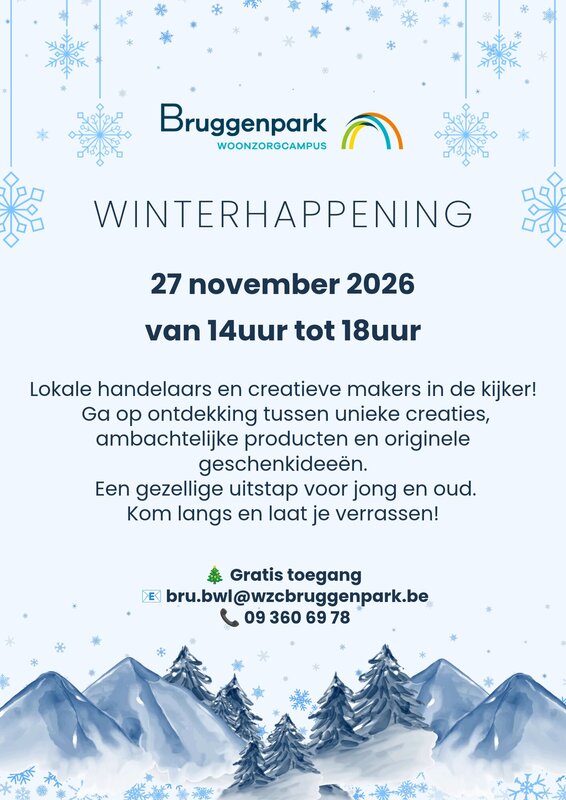 Kerstmarkten Winterhappening Bruggenpark