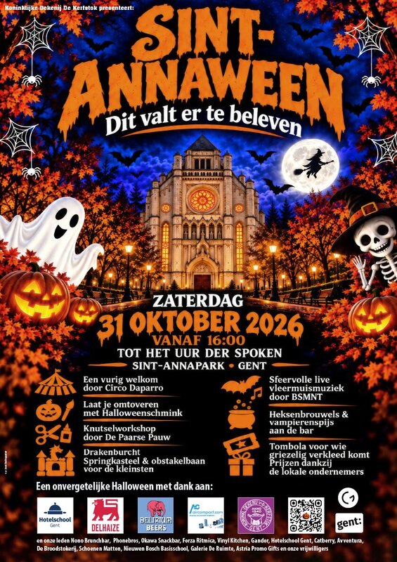 Ontspanning Sint-Annaween, Halloweenbuurtfeest voor jong oud