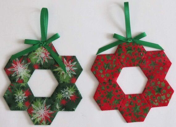 Workshops Workshop patchwork: kerstornament english paper piecing