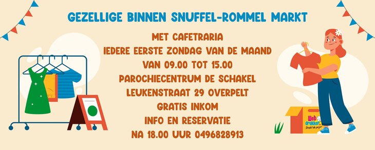  Overdekte Snuffelmarkt gezellige cafetaria