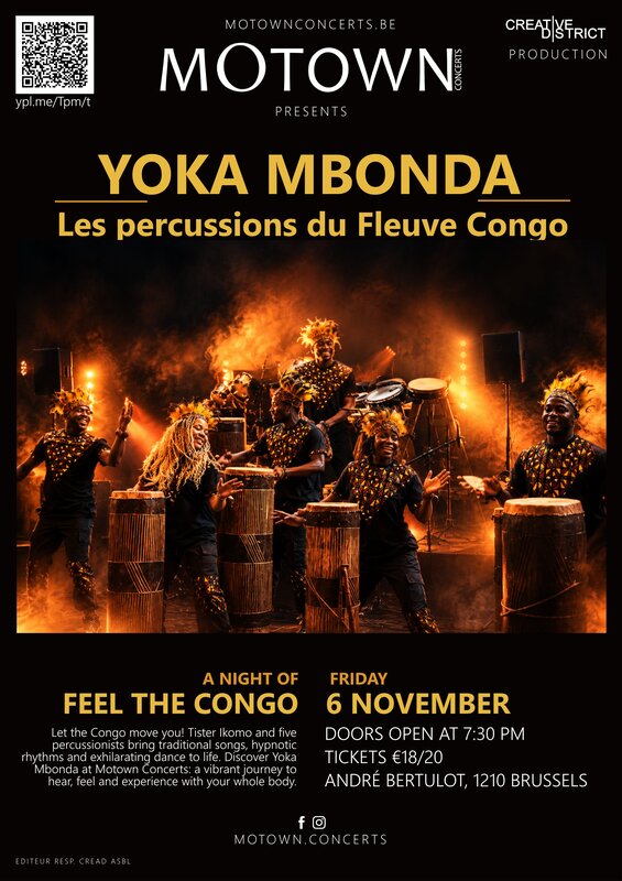 Concerten Yoka Mbonda Percussie de Congostroom