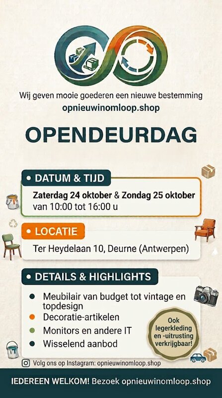 Ontspanning Opendeurdag Opnieuw Omloop