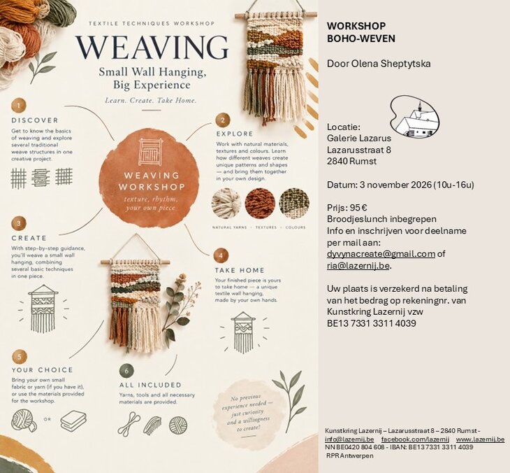 Workshops Boho weven