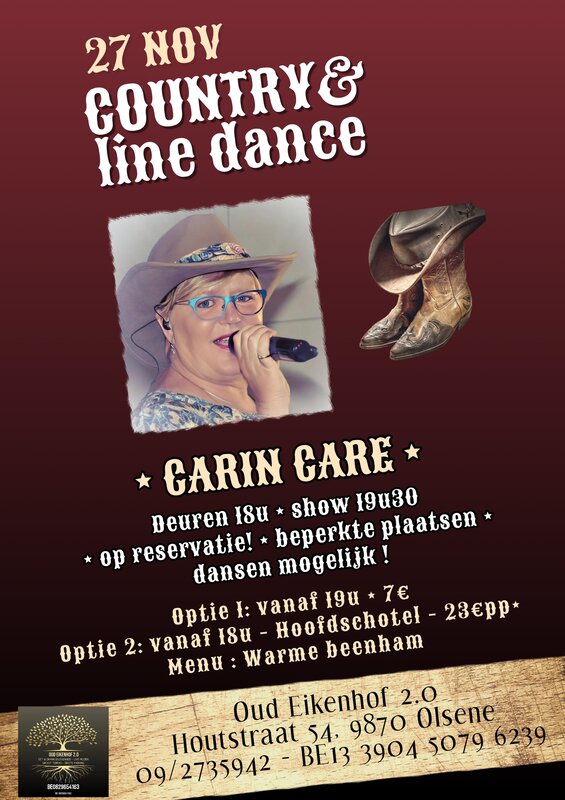 Concerten Country & Linedance Carin Care
