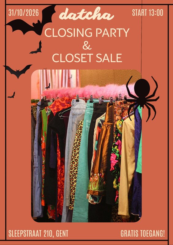  Datcha Closing Party & Closet Sale
