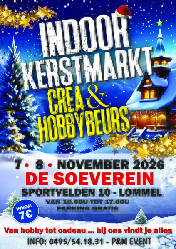 Ontspanning Indoor Kerstmarkt - Hobby/Creabeurs