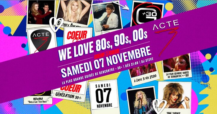Nachtleven We Love 80s, 90s, - Gratis Toegang Voor 22.30 -